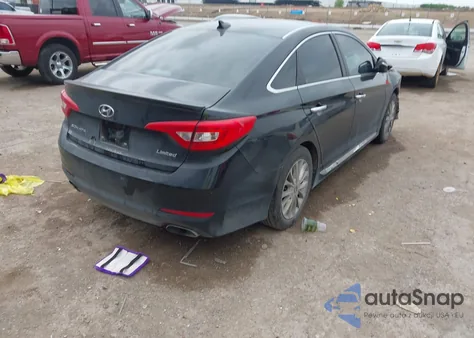 2015 Hyundai Sonata Limited z USA, uszkodzony, nr VIN 5NPE34AF4FH096170